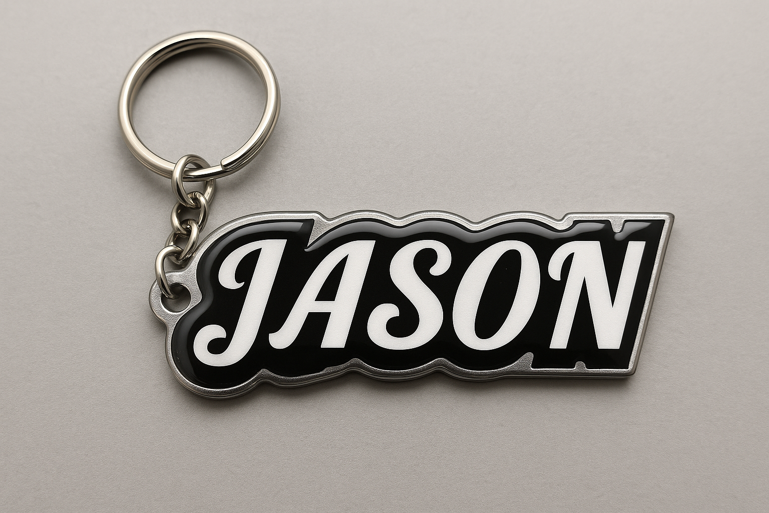 Nameplate keychain